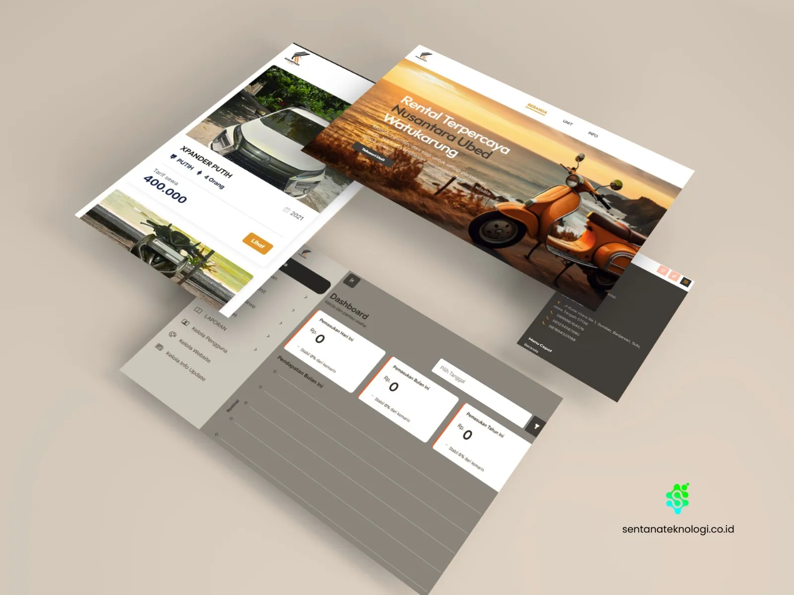 Sistem Rental Nusantara Ubed Pacitan